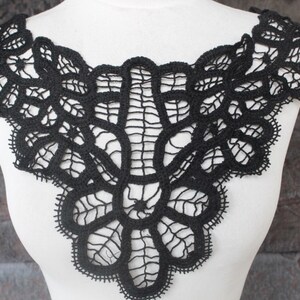 Cute venice applique  black color 1 pieces listing