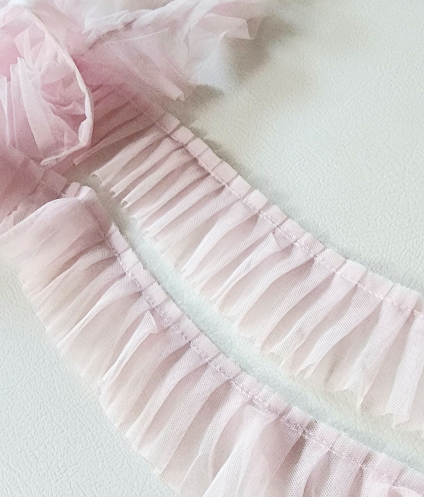 Baby Pink Ruffled Trim, 2-inch, 2 Yards - Etsy