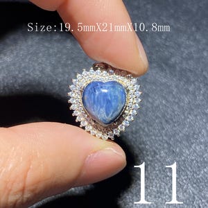 Handgjort 925 Sterling Pietersithänge — unik blåbrun cabochon, högglanspolerad, redo att gåva-51 bild 12