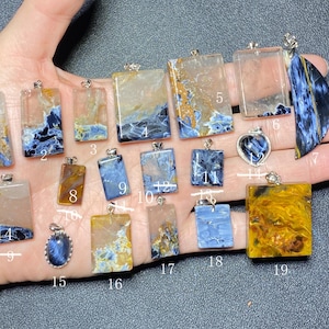Natrual Namibia Pietersite Gems Jewelry,Namibia Pietersite Jewelry,Namibia Pietersite,Silver Pendant,Handmade Jewelry,Gems Jewelry-17
