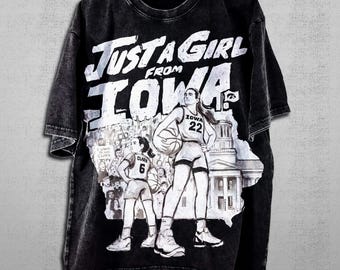 Moletom vintage desbotado da Caitlin Clark, moletom pesado premium de basquete de Indiana, camiseta lavada, camiseta unissex, presente para ele, presente para ela.