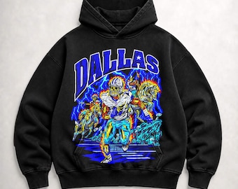 Vintage Dallas Football  Washed Faded Hoodie, T-shirt, Oversized Apparel Sweatshirt, Unisex Shirt,Game day Gift for him Gift for her.