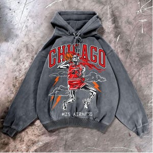 grey and red jordan hoodie