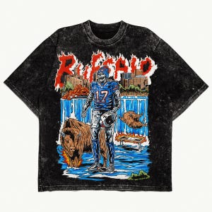 Moletom vintage com capuz do Josh Allen do Buffalo Bills, camiseta, moletom oversized com efeito desbotado, camiseta unissex, presente para ele ou para ela.