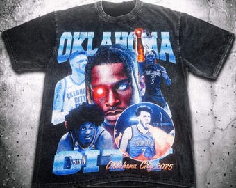 Camiseta Shai Gilgeous-Alexander 2025, camiseta Chet Holmgren Jalen Williams Dort, sudadera pesada de baloncesto de Oklahoma OKC, sudadera con capucha unisex.