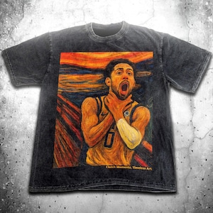 Tyrese Haliburton Game Winner T-Shirt , Reggie Miller Tribute x The Scream Art Hoodie , Indiana Basketball Victory Shirt.