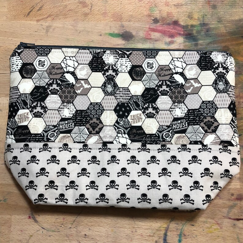Halloween Zipper Project Bag