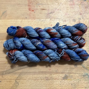 Midnight Sky 20gr Mini Skein - Nymph Sock Mini 20s