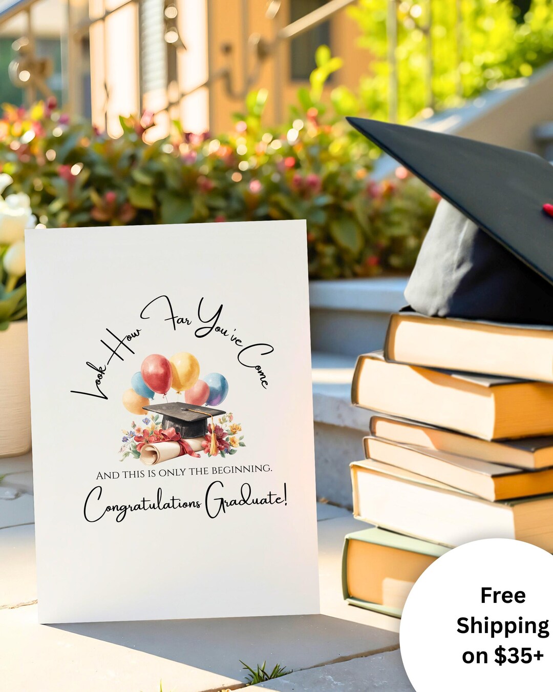 Heartfelt Graduation Card, Congrats Grad Keepsake, Minimalist 5x7 - Etsy