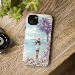 Tropical Beach Phone Case | iPhone Cases for Beach Lovers | Summer Vibes Phone Cover | Ocean Aesthetic Cell Phone Case