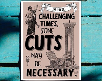 Challenging Times Printable Image: No Kings Poster (Digital Download)