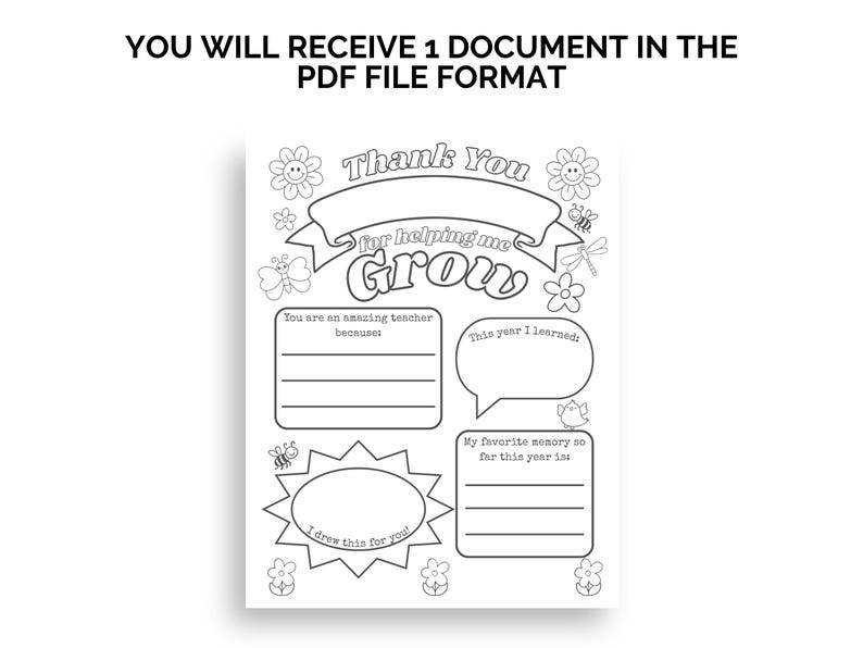 Teacher Appreciation Week Coloring Page, Teacher Appreciation Gift ...