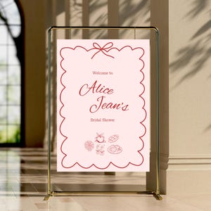 Bridal Shower That's Amore Welcome Sign