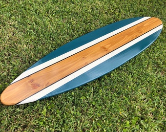 Wooden Mini Surfboard Planche De Surf Decor - Etsy
