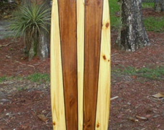 Classic Taper Vintage Style Surfboard Wood Wall Art & Decor | Customizable | Surfboard Decor, Beach House Decor, Coastal Decor