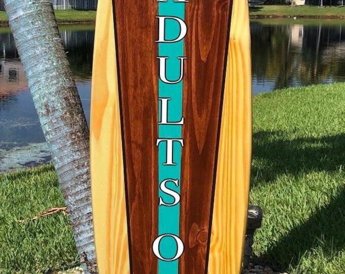 Custom 3ft Surfboard ISLANDER Outdoor Sign - Etsy