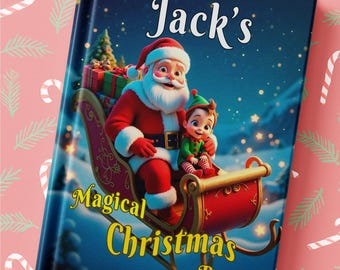 Personalized Baby’s First Christmas Book • Custom Avatar, Child’s Name & Photo