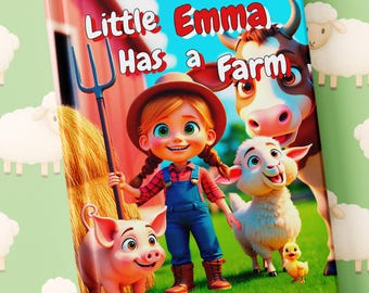 Personalized Farm Animals Storybook • Custom Avatar, Child’s Name, Photo & Dedication Keepsake