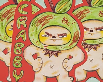crabby apple sticker