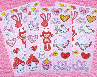 valentine sticker set