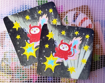 devil comet sticker