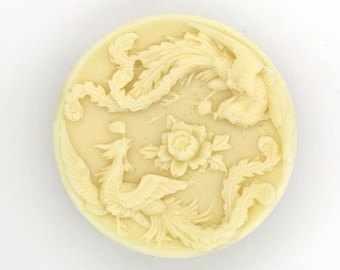 Large Phoenix/Fire Bird Lotion Bar- solid lotion, all natural, vegetarian, stocking stuffer, dry skin, regeneration, reanimate, mythology
