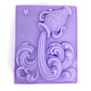 Zodiac Soap All Signs Available Aquarius water, birthday, February, January, star sign, air sign, Neptune, horoscope, astrology image 4