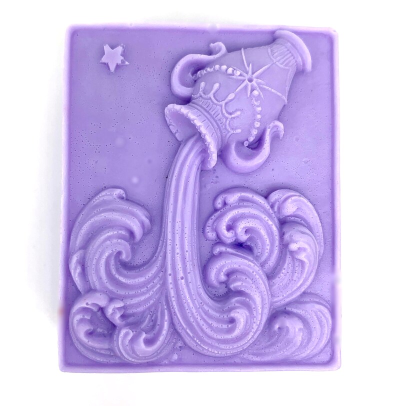 Zodiac Soap All Signs Available Aquarius water, birthday, February, January, star sign, air sign, Neptune, horoscope, astrology image 4