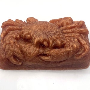 Crab Shower Bar Soap - party favor, crab boil, seafood, ocean animals, sea animals, seashore, beach party, crustacean, aquarium, crabby