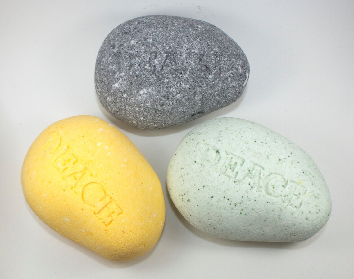 Peace Stone Bath Bomb Giant Bath Bomb Large Bath Bomb Bath Etsy