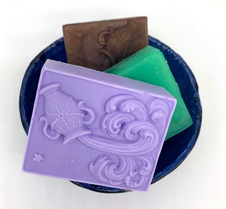 Zodiac Soap All Signs Available Aquarius water, birthday, February, January, star sign, air sign, Neptune, horoscope, astrology image 8