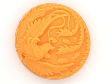 Medium Phoenix Soap - rise from the ashes, mythological being, rebirth, reborn, party favor, stocking stuffer, for men, medieval creature