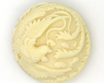 Small Phoenix/Fire Bird Lotion Bar- solid lotion, all natural, vegetarian, stocking stuffer, dry skin, regeneration, reanimate, mythology