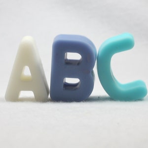Alphabet Soaps - Set of 3, abc, initials, monogram, kids, teacher, writers, front page item, graduation, party favor, birthday