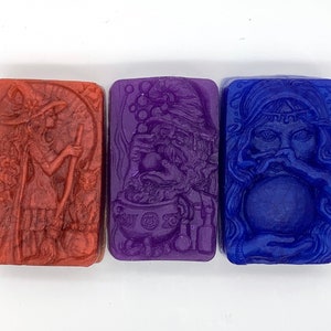 All the Magick Makers Set of 3 Full-Sized Soaps witch, wizard, mage, alchemy, alchemist, scry, fortune teller, gypsy, prognosticator image 6