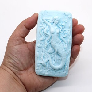 Mermaid Bath Bomb Style 2 mythological creatures, ocean, sea, fish, party favor, siren, bath fizzy, bath bombs, bath fizzies, image 6