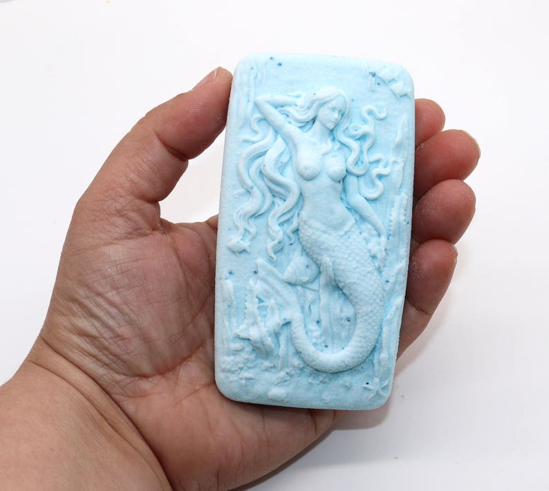 Mermaid Bath Bomb Style 2 mythological creatures, ocean, sea, fish, party favor, siren, bath fizzy, bath bombs, bath fizzies, image 6