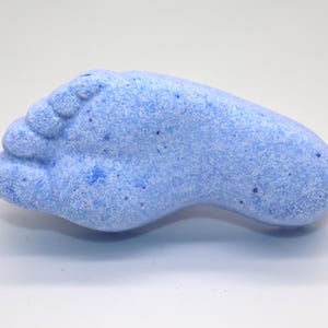 Foot Bath Bomb bath fizzy, bath bombs, bath fizzies, party favor, pedicure, spa day, feet, podiatrist, broken foot, runner, walker, baby image 3