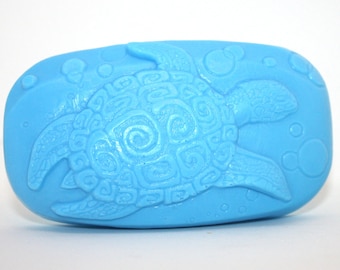 Sea Turtle Bar Soap - beach, ocean, sea, ridleys, kemp, endangered species, party favor, beach house, vacation, travel, conservation