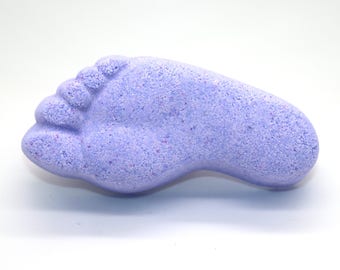 Foot Bath Bomb - bath fizzy, bath bombs, bath fizzies, party favor, pedicure, spa day, feet, podiatrist, broken foot, runner, walker, baby