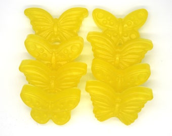 8 Butterfly Guest Soaps - party favor, spring, summer, insect, mariposa, papillon, guest soap, gift soap, bathroom decor, wedding favor