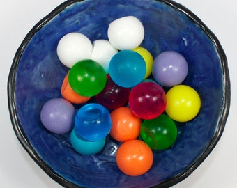 Soap Spheres - set of 18 - marbles, balls, circles, gumballs, single use, decorative, party favor, halloween