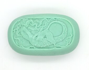 Mermaid Guest Soap - fantasy creatures, siren, mermaid party, ocean, mythological, sea, aquatic, fish tale, fish tail, mermaid decor, small