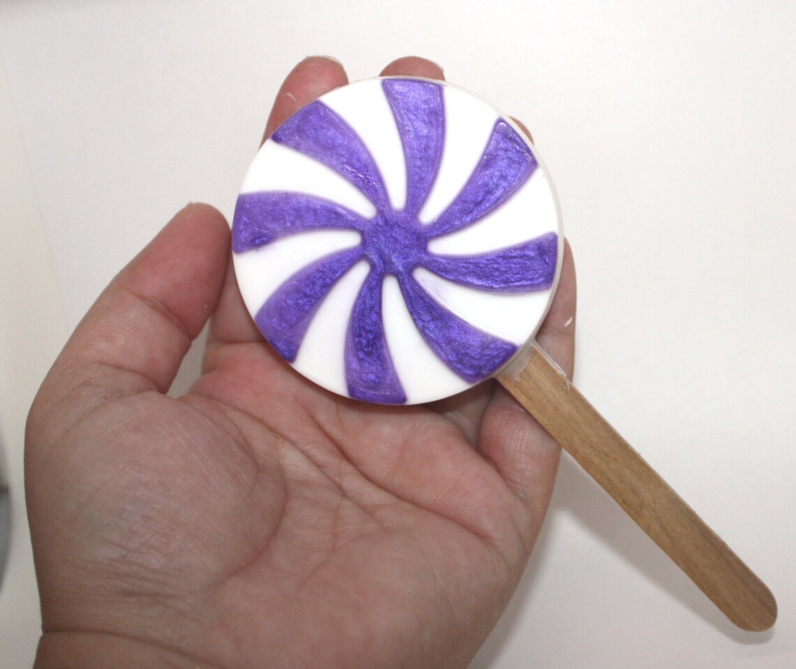 Lollipop/sucker/pinwheel Soaps Set of 4 Candy Baby Etsy