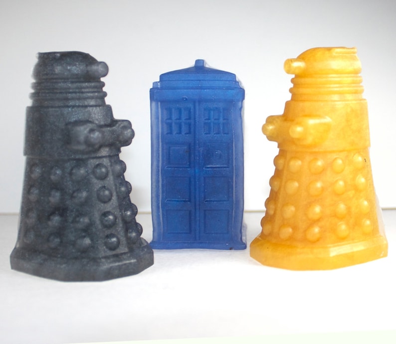 Timey Wimey Wishy Washy 3 Doctor Who Soaps science fiction, BBC, The Doctor, TARDIS, Dalek, regeneration, time travel, robots image 1