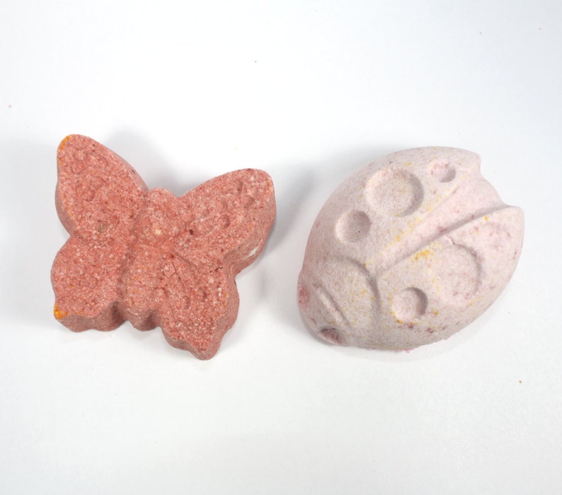4 Beautiful Beneficial Bug Bath Bombs dragonfly butterfly Etsy