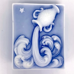 Zodiac Soap All Signs Available Aquarius water, birthday, February, January, star sign, air sign, Neptune, horoscope, astrology image 2