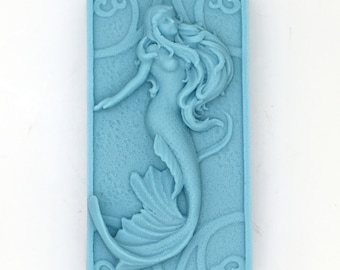 Mermaid Soap - Style #3 - fantasy creatures, siren, mermaid party, ocean, mythological, sea, aquatic, fish tale, fish tail, mermaid decor