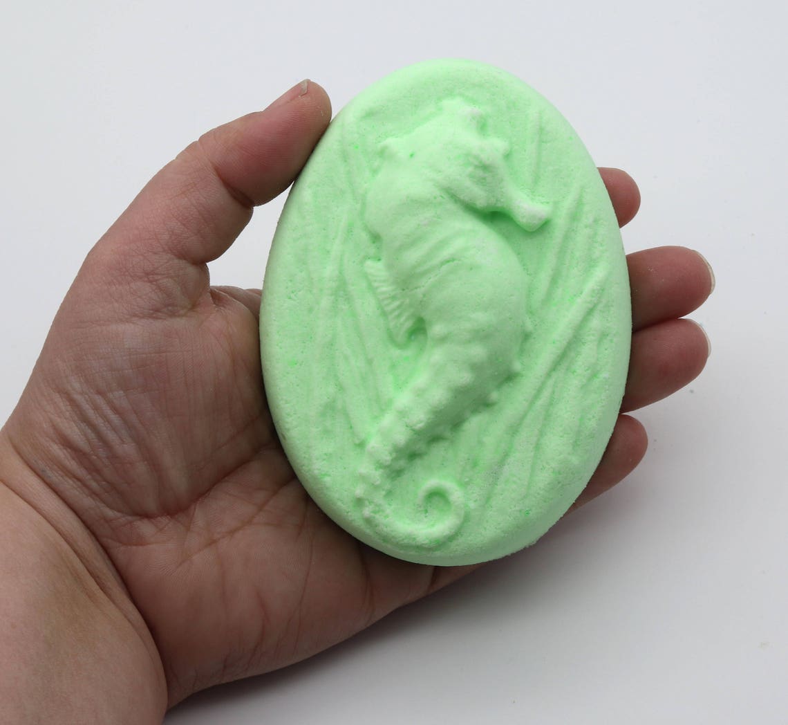 Large Seahorse Bath Bomb Bath Fizzy Bath Bombs Bath Etsy