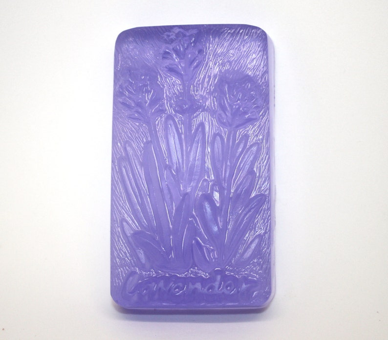 Lavender Soap Bar bath bar, shower bar, party favor, housewarming, house staging, spa day, spa kit, floral soap, flower soap, floral decor image 2